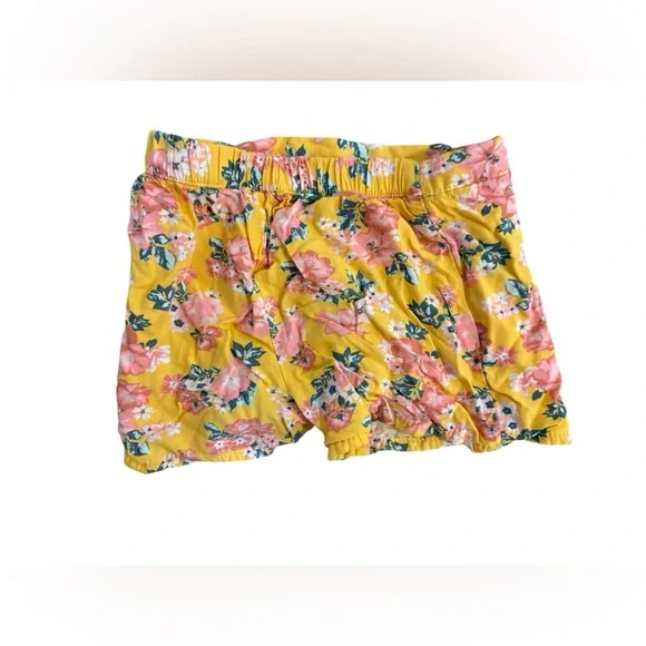 Little Lass Girls Floral 2 Piece Set Size 5 Yellow Pink - Picture 6 of 8